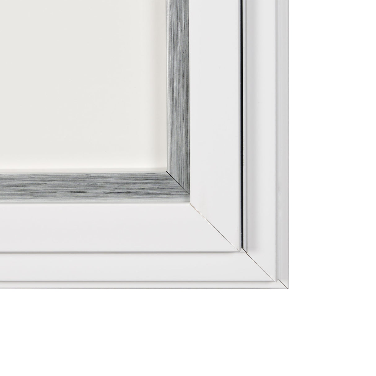 Random Lines White by Studio M a handmade Original Framed Artwork under Glass by Mercana at Eve Furniture