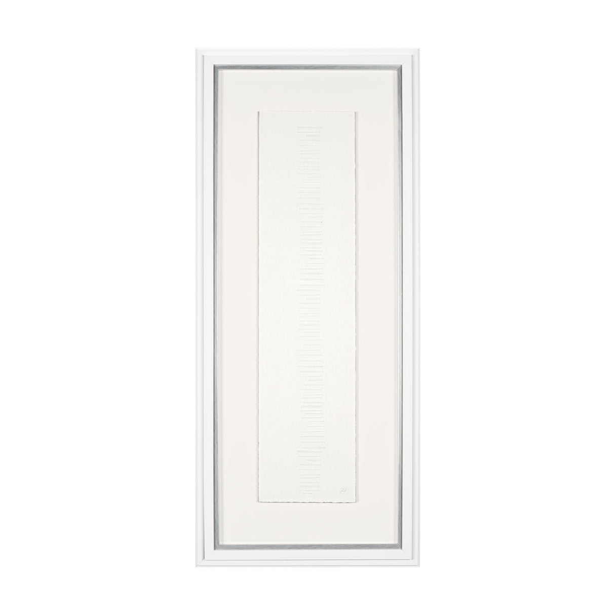 Random Lines White by Studio M a handmade Original Framed Artwork under Glass by Mercana at Eve Furniture