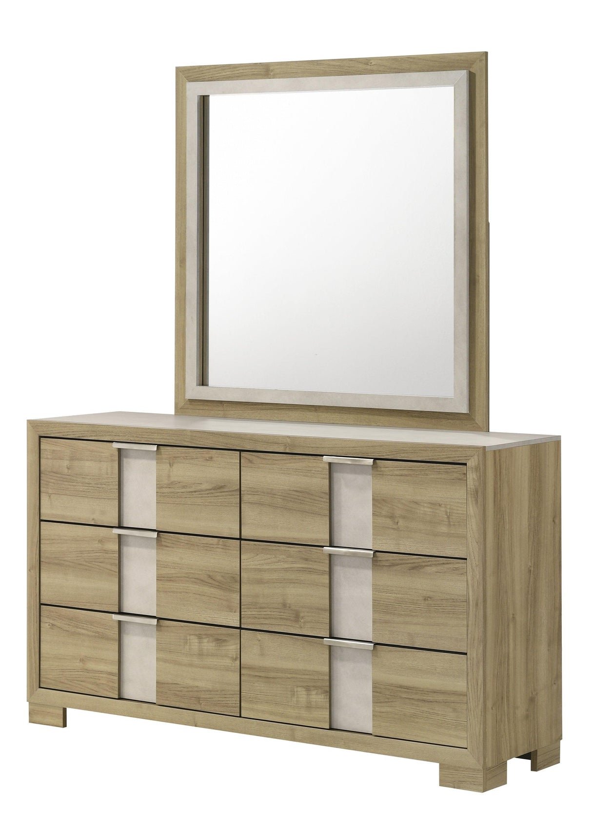 Rangley Driftwood LED Panel Bedroom Set by Crown Mark at Eve Furniture