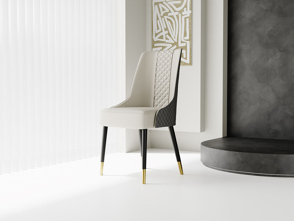 Rani Grey Dining Chair by New Era Innovations at Eve Furniture