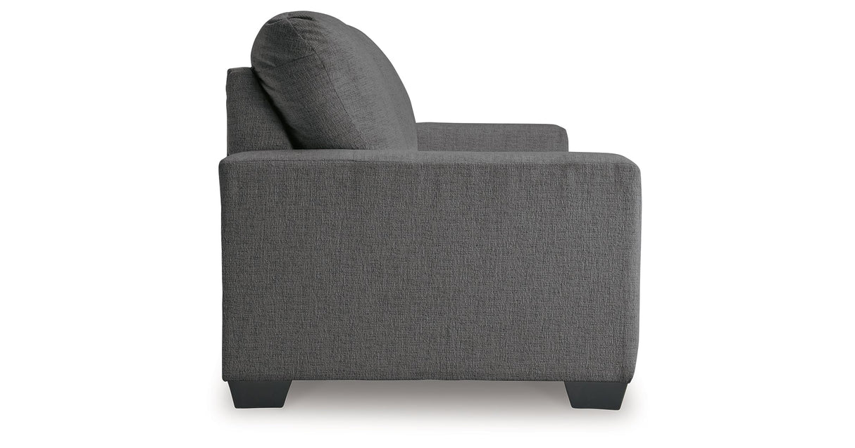 Rannis Pewter Full Sofa Sleeper by Ashley at Eve Furniture