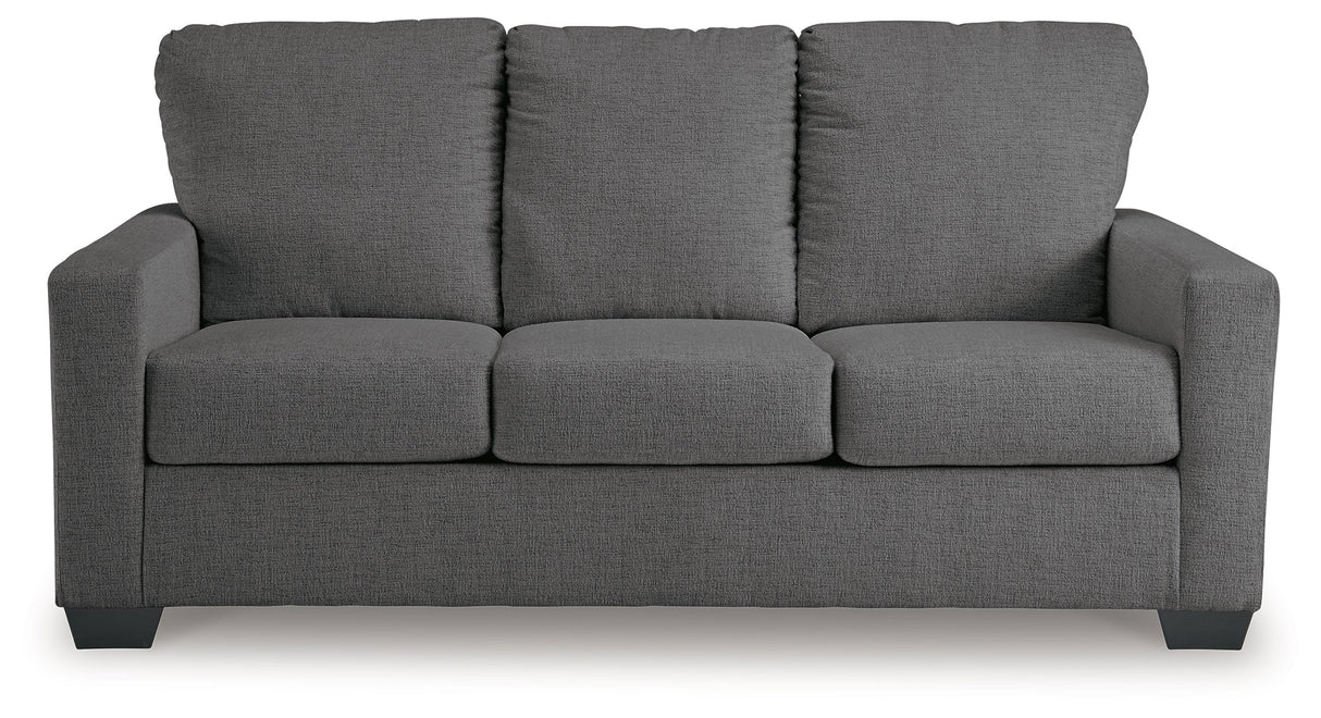 Rannis Pewter Full Sofa Sleeper by Ashley at Eve Furniture