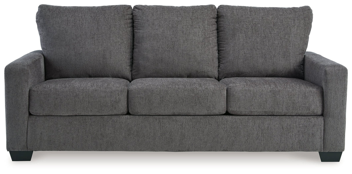 Rannis Pewter Queen Sofa Sleeper by Ashley at Eve Furniture