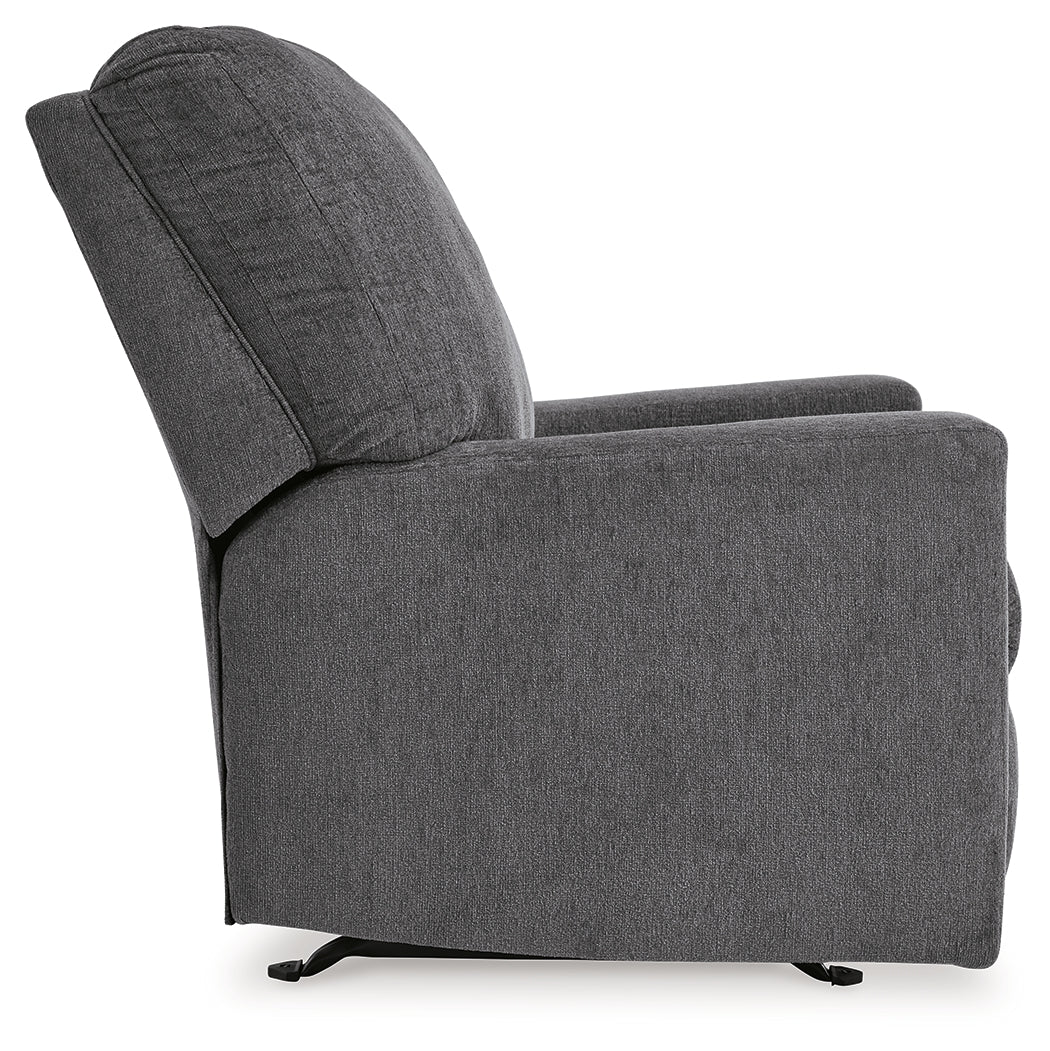 Rannis Pewter Recliner by Ashley at Eve Furniture