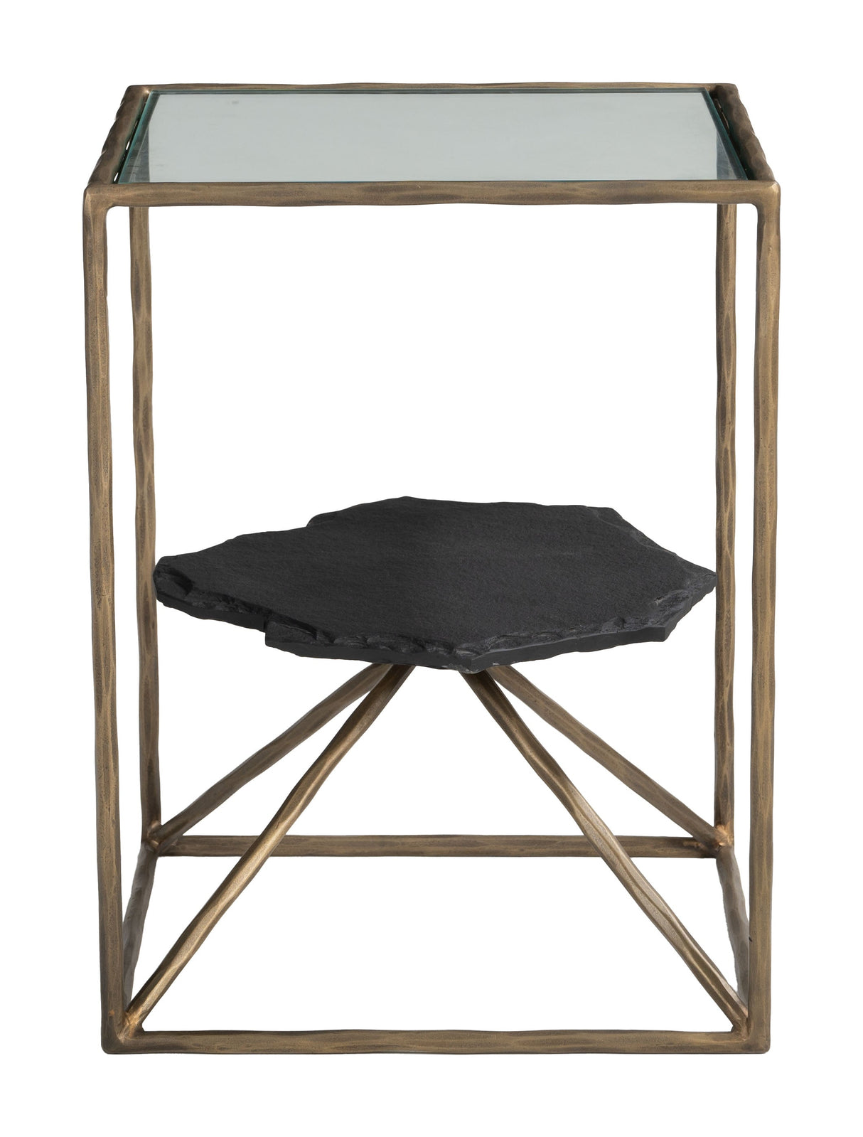 Ranol Brass Side Table by Zuomod at Eve Furniture