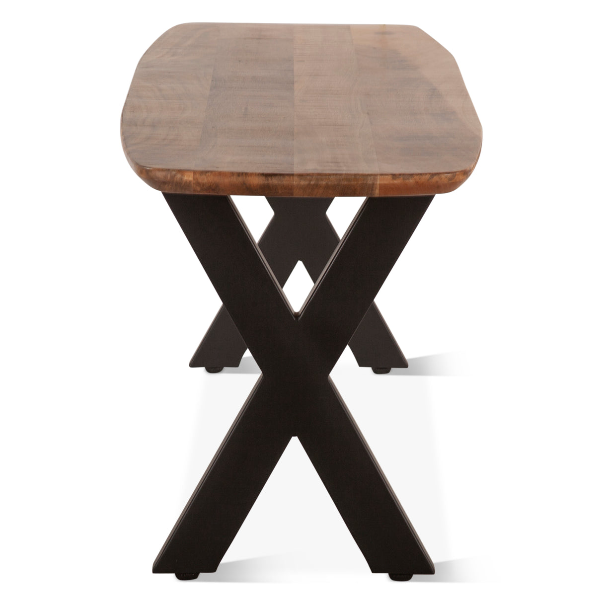 Rapallo 60" Bench in Natural Mango Wood by Home Trends & Design at Eve Furniture
