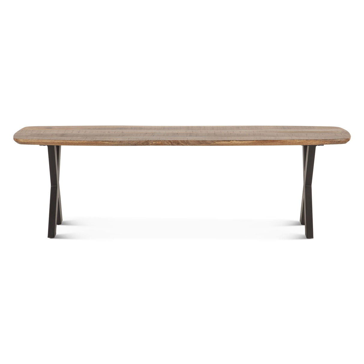 Rapallo 60" Bench in Natural Mango Wood by Home Trends & Design at Eve Furniture