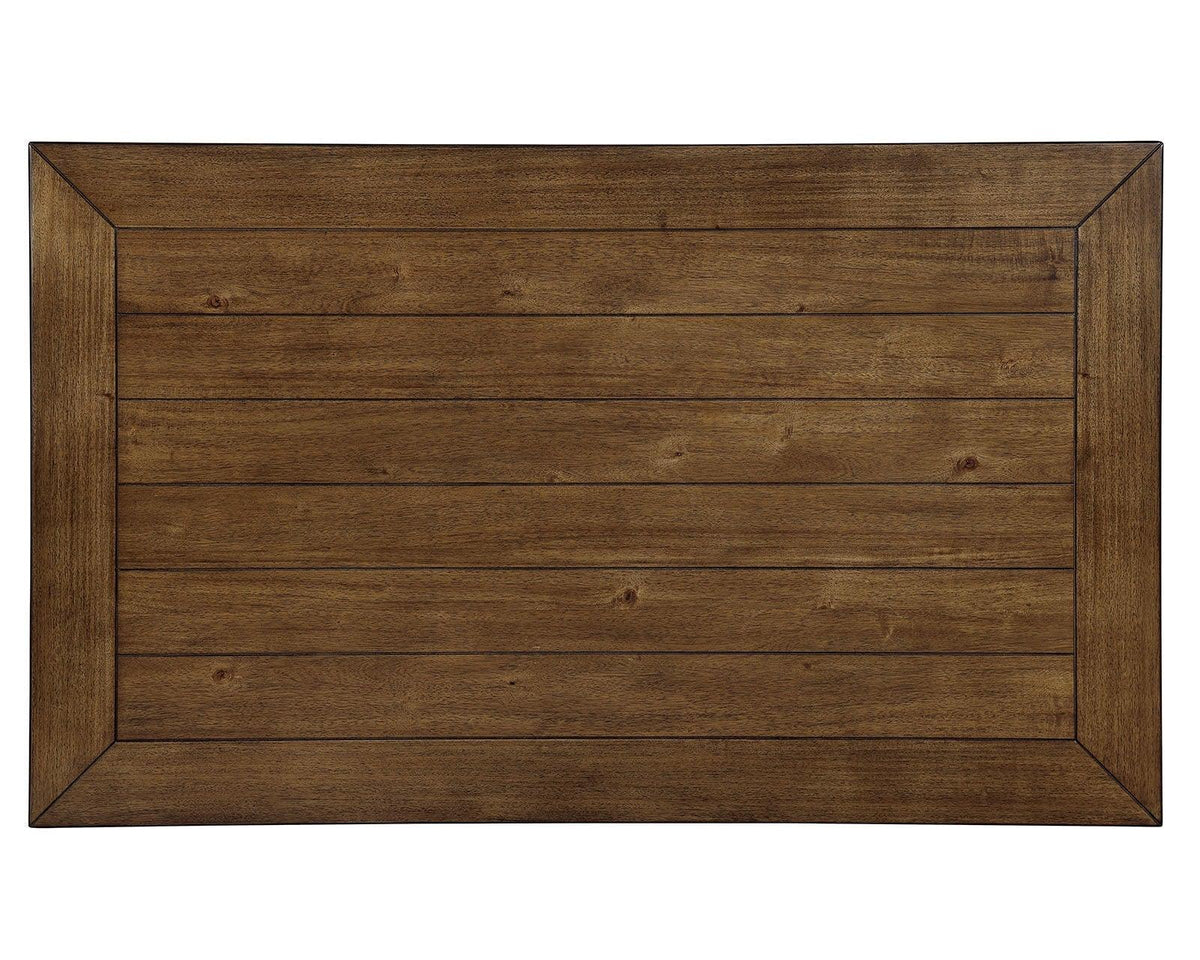Rapidview Walnut/Light Gray Dining Table by Furniture of America at Eve Furniture