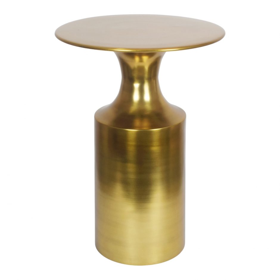 Rassa Accent Table Gold by Moe's Home at Eve Furniture