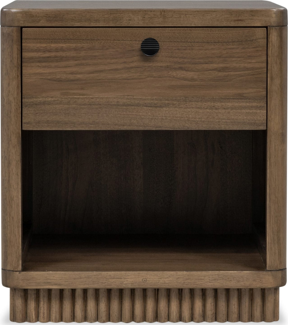 Ravelle Walnut Grove 1 Drawer Nightstand by Modus Furniture at Eve Furniture