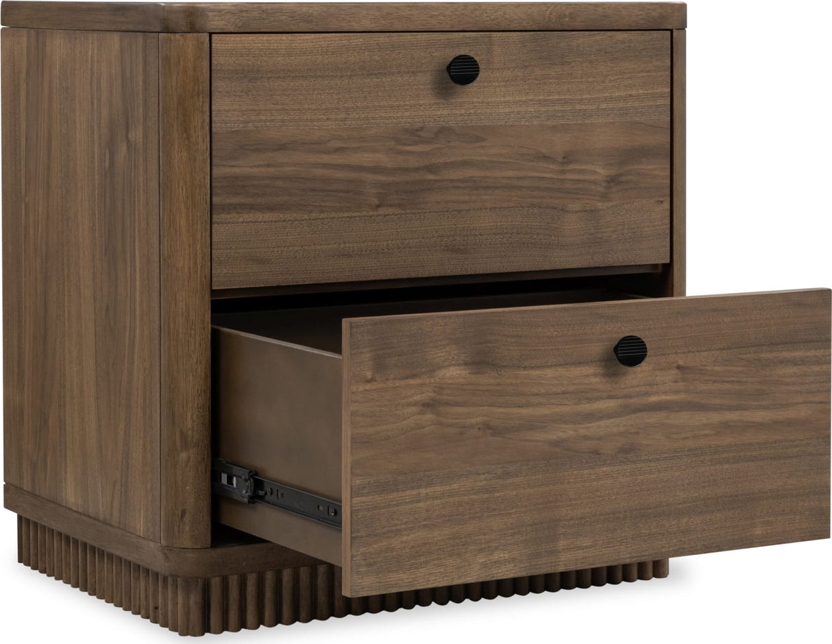 Ravelle Walnut Grove 2 Drawer Nightstand
