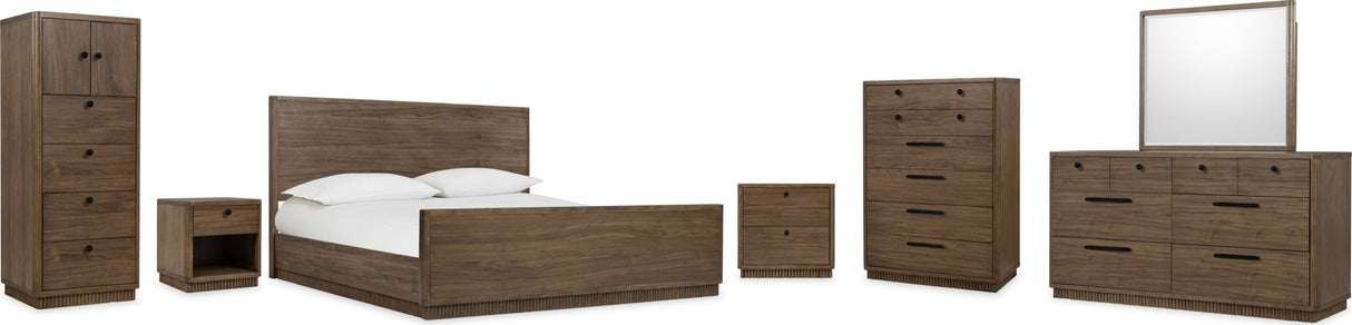 Ravelle Walnut Grove 2 Drawer Nightstand