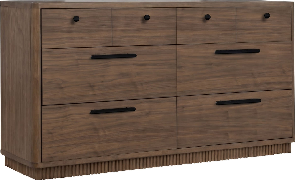 Ravelle Walnut Grove 66W Dresser by Modus Furniture at Eve Furniture