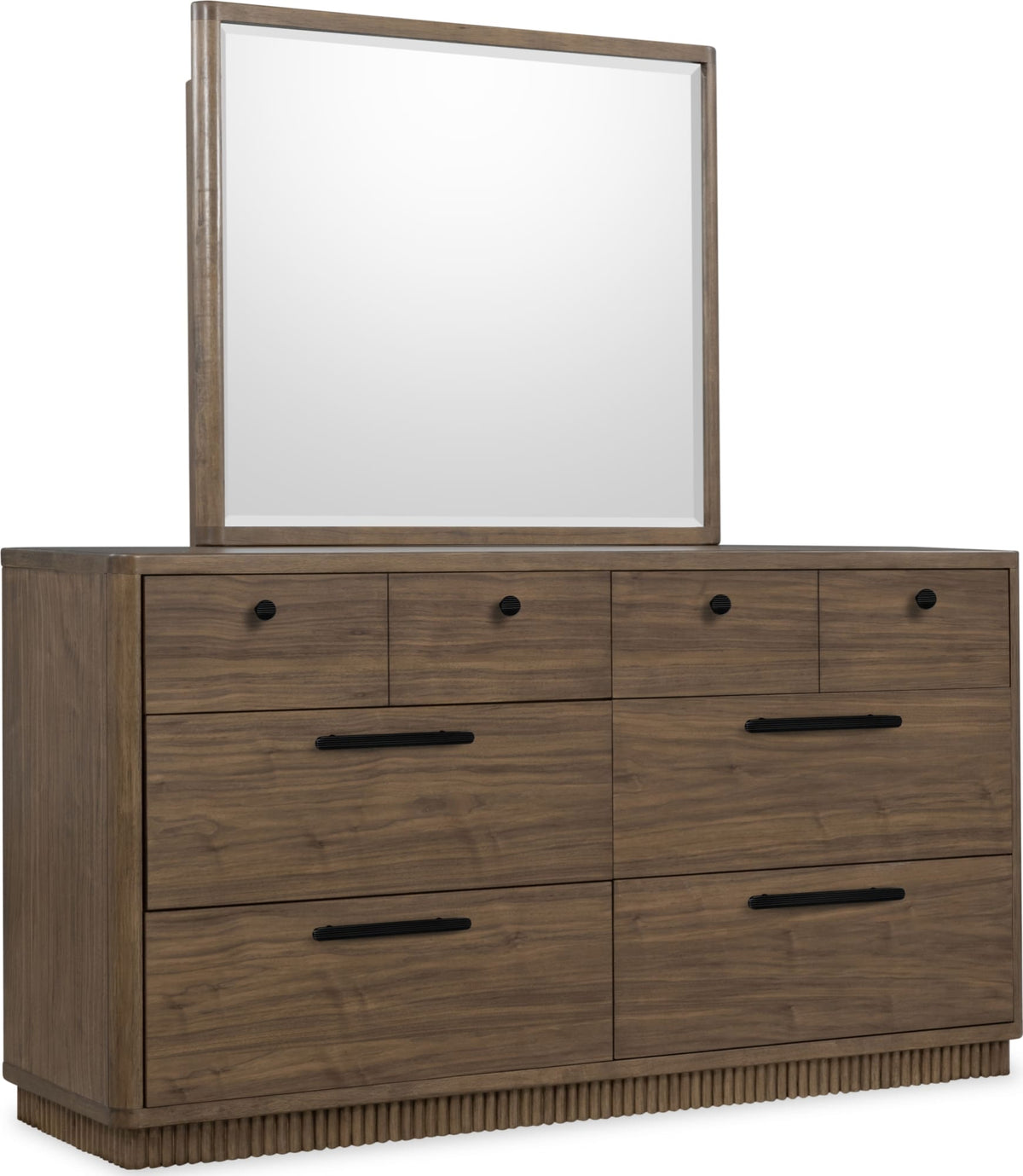 Ravelle Walnut Grove 66W Dresser by Modus Furniture at Eve Furniture