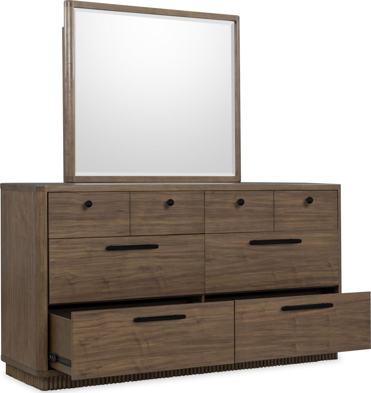 Ravelle Walnut Grove 66W Dresser by Modus Furniture at Eve Furniture
