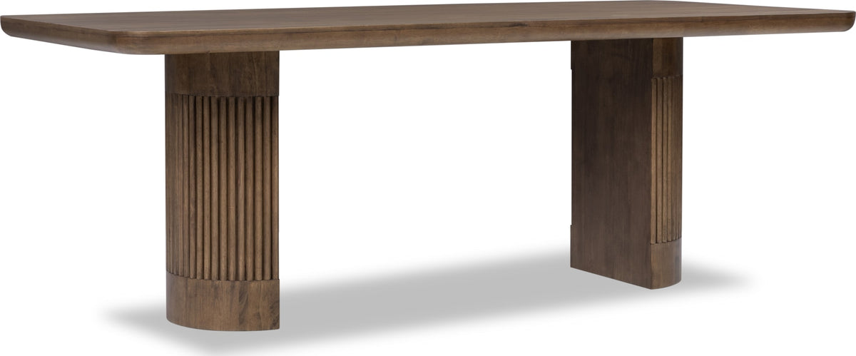Ravelle Walnut Grove Fixed Dining Table by Modus Furniture at Eve Furniture