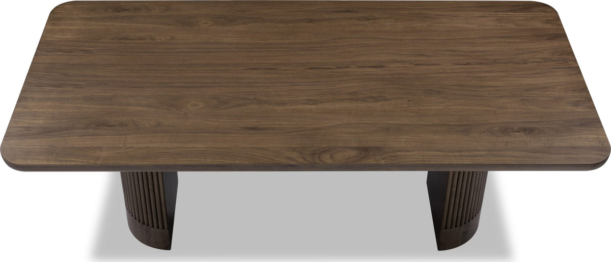 Ravelle Walnut Grove Fixed Dining Table by Modus Furniture at Eve Furniture