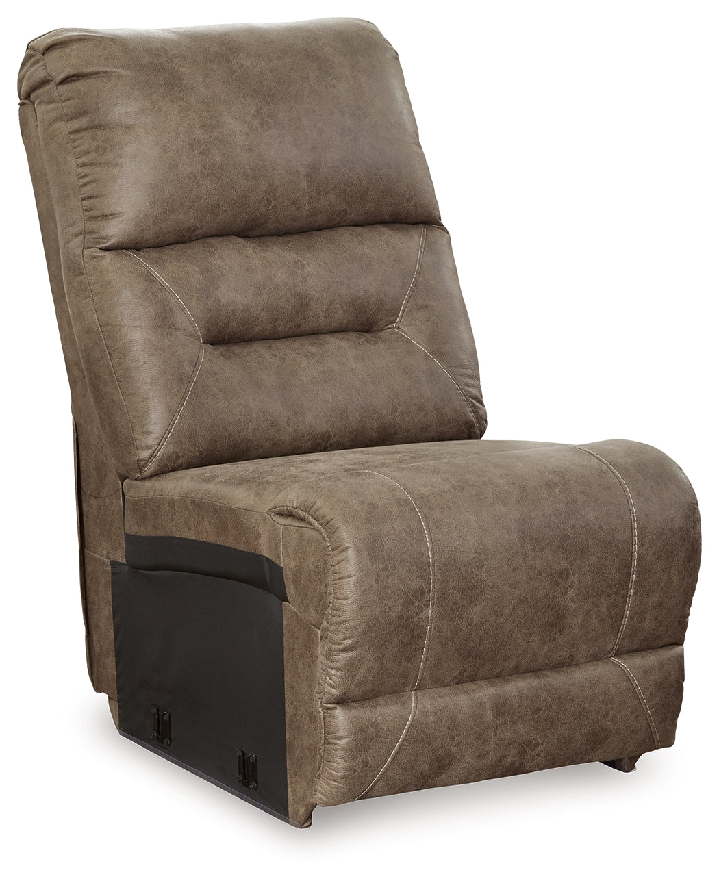 Ravenel Fossil Armless Chair by Ashley at Eve Furniture