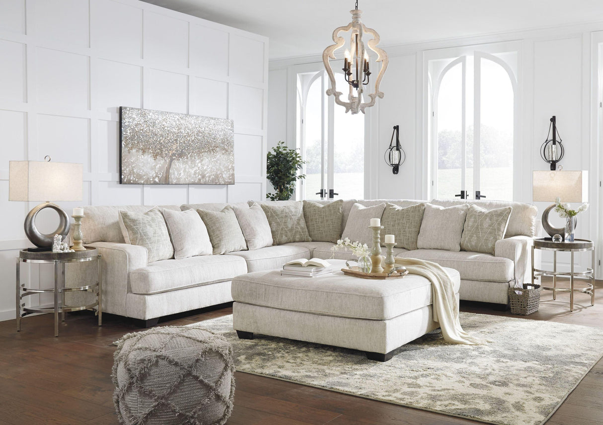 Rawcliffe Parchment 3-Piece Sectional by Ashley at Eve Furniture