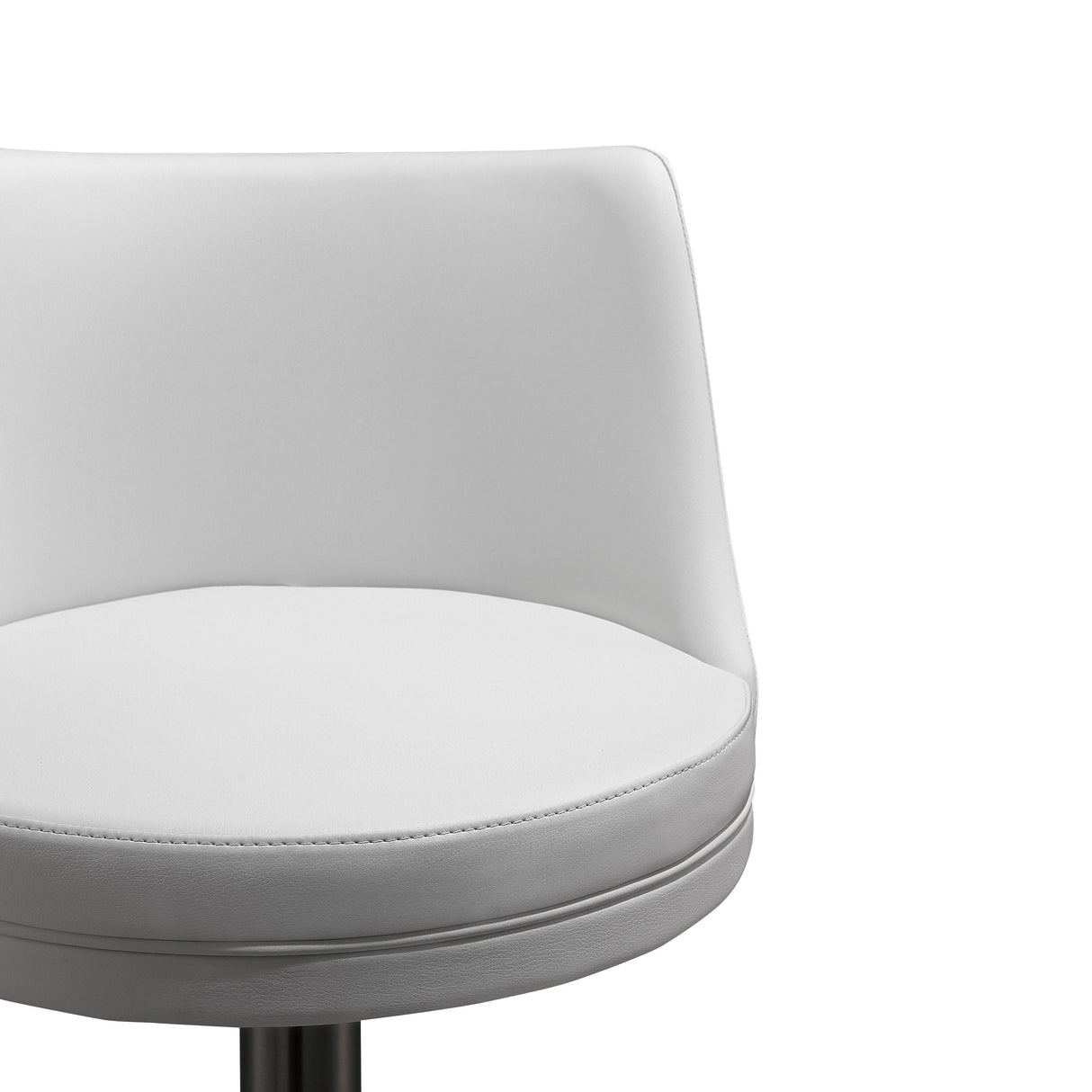 Reagan Performance Vegan Leather Adjustable Stool by TOV Furniture at Eve Furniture