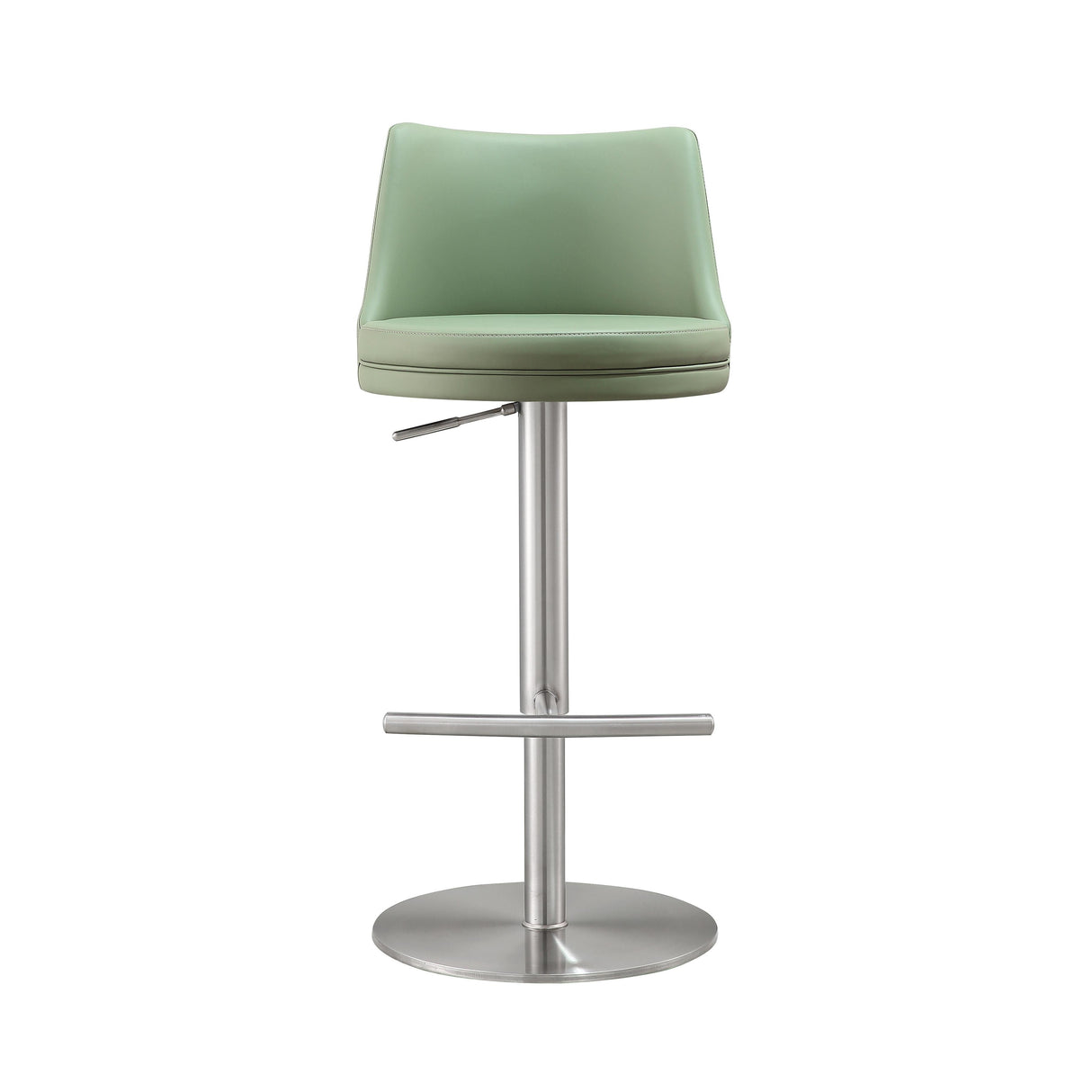 Reagan Performance Vegan Leather Adjustable Stool by TOV Furniture at Eve Furniture
