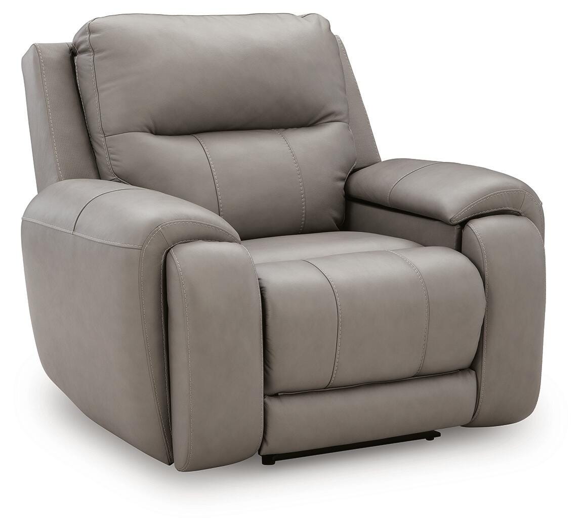 Real Moments Ash Power Recliner w/Audio Seating