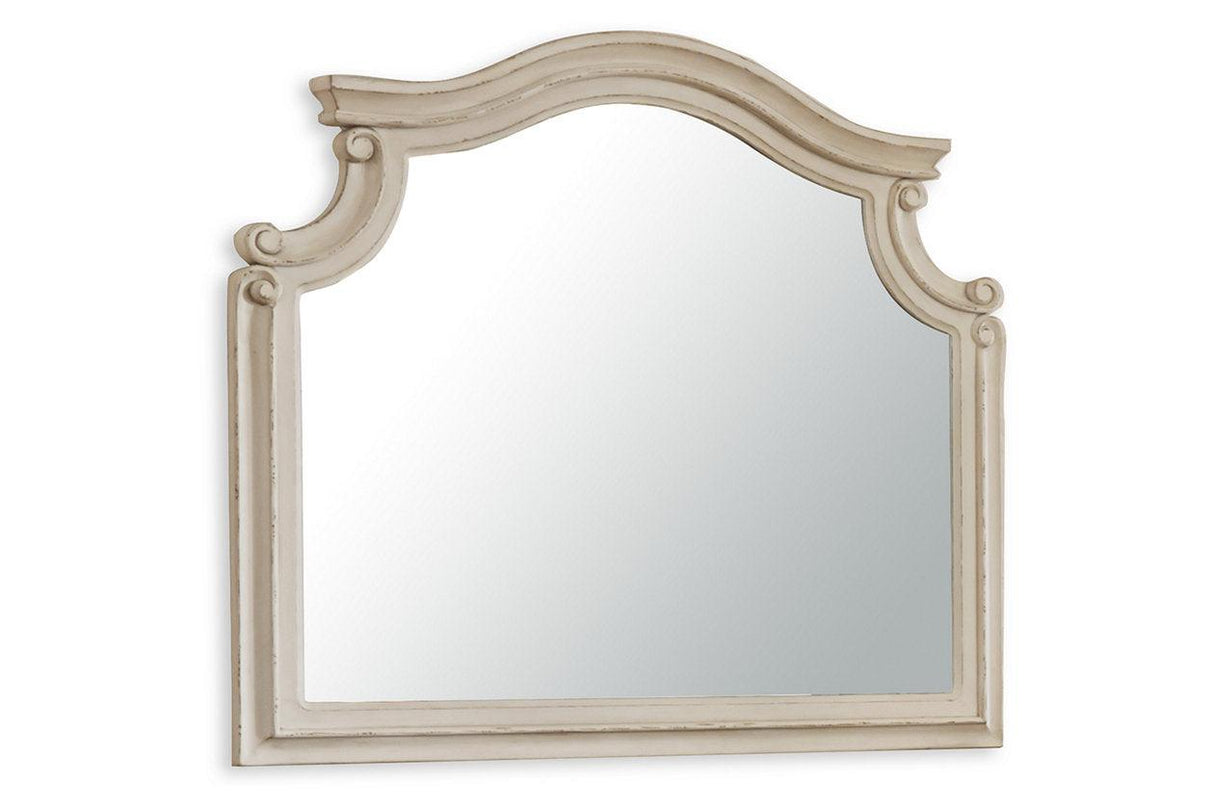 Realyn Chipped White Bedroom Mirror (Mirror Only) by Ashley at Eve Furniture