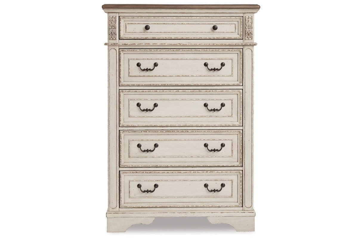 Realyn Two-tone Chest of Drawers by Ashley at Eve Furniture