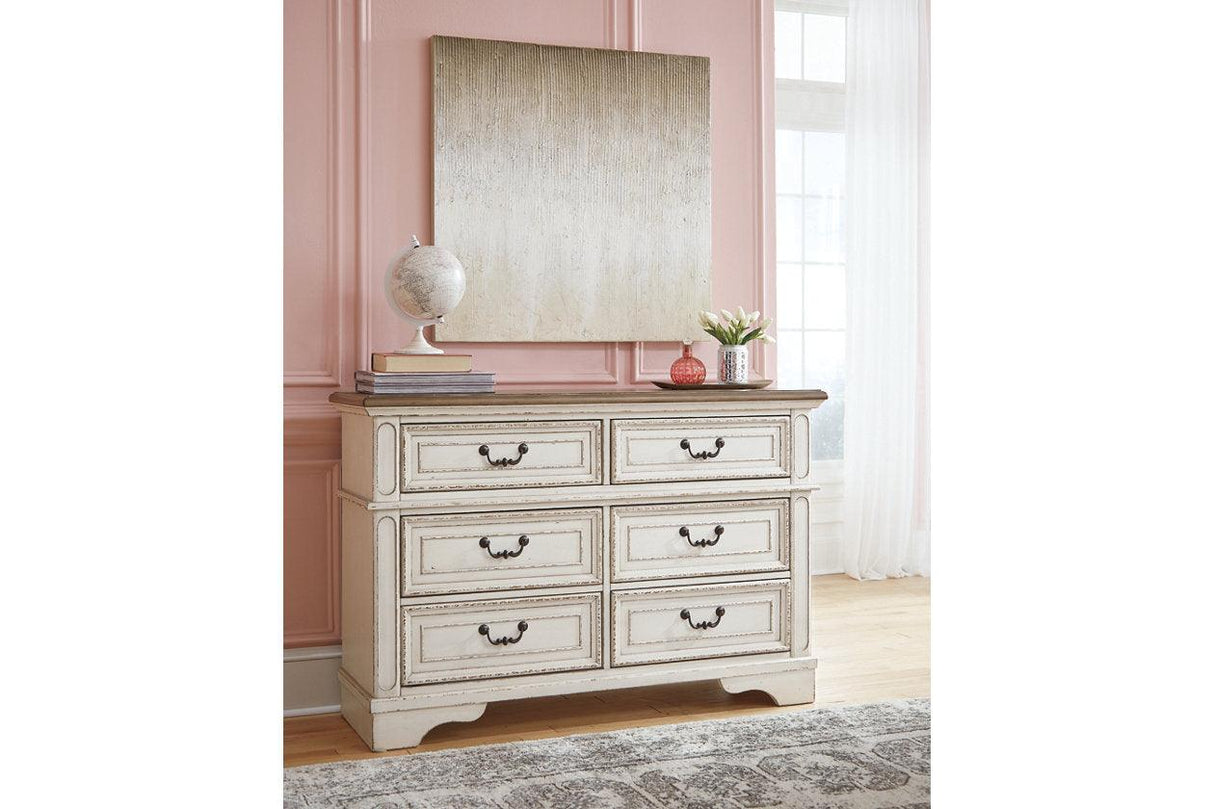 Realyn Two-tone Dresser by Ashley at Eve Furniture