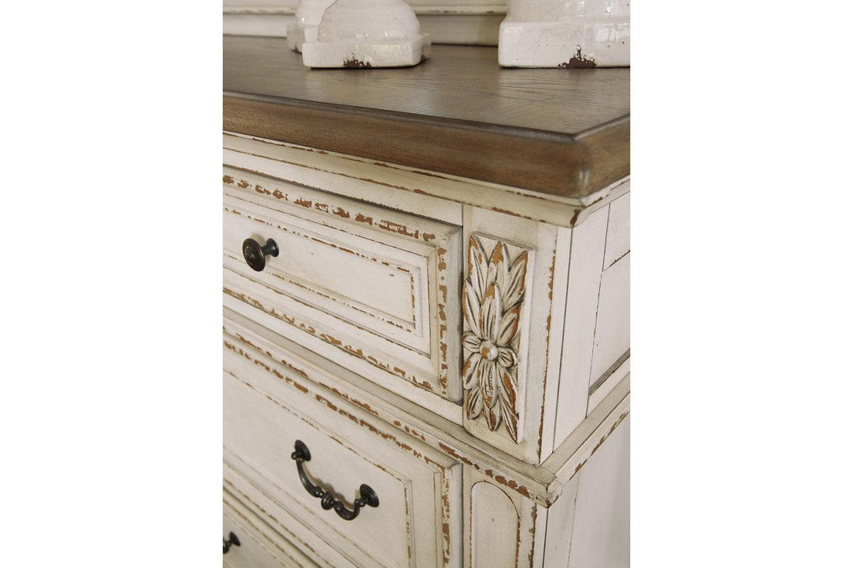 Realyn Two-tone Dresser by Ashley at Eve Furniture