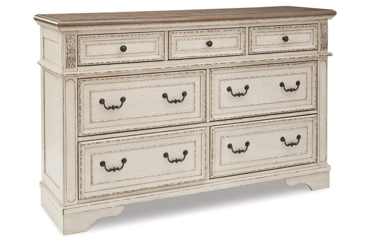 Realyn Two-tone Dresser by Ashley at Eve Furniture