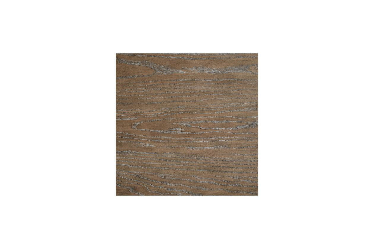 Realyn White/Brown 2-Piece Home Office Desk by Ashley at Eve Furniture