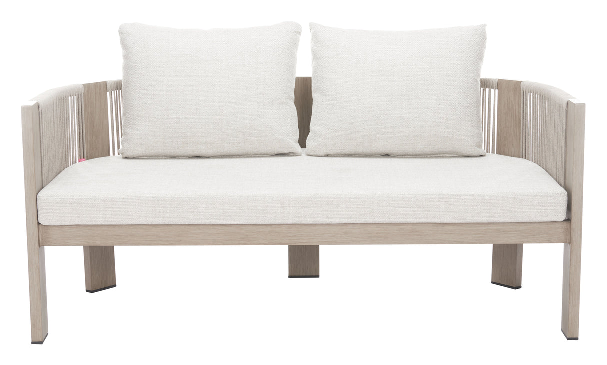 Rebel Beige Outdoor Sofa by Zuomod at Eve Furniture