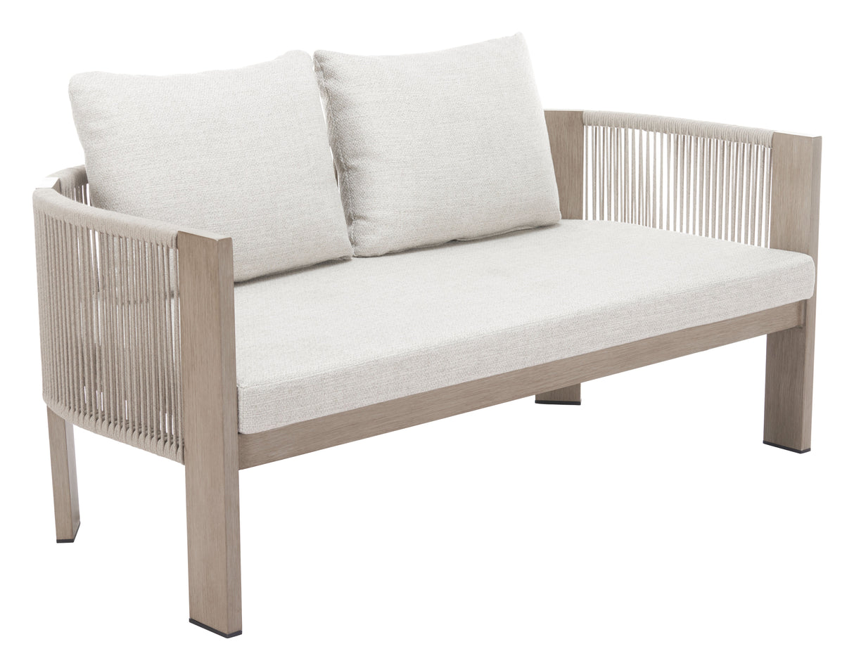 Rebel Beige Outdoor Sofa by Zuomod at Eve Furniture