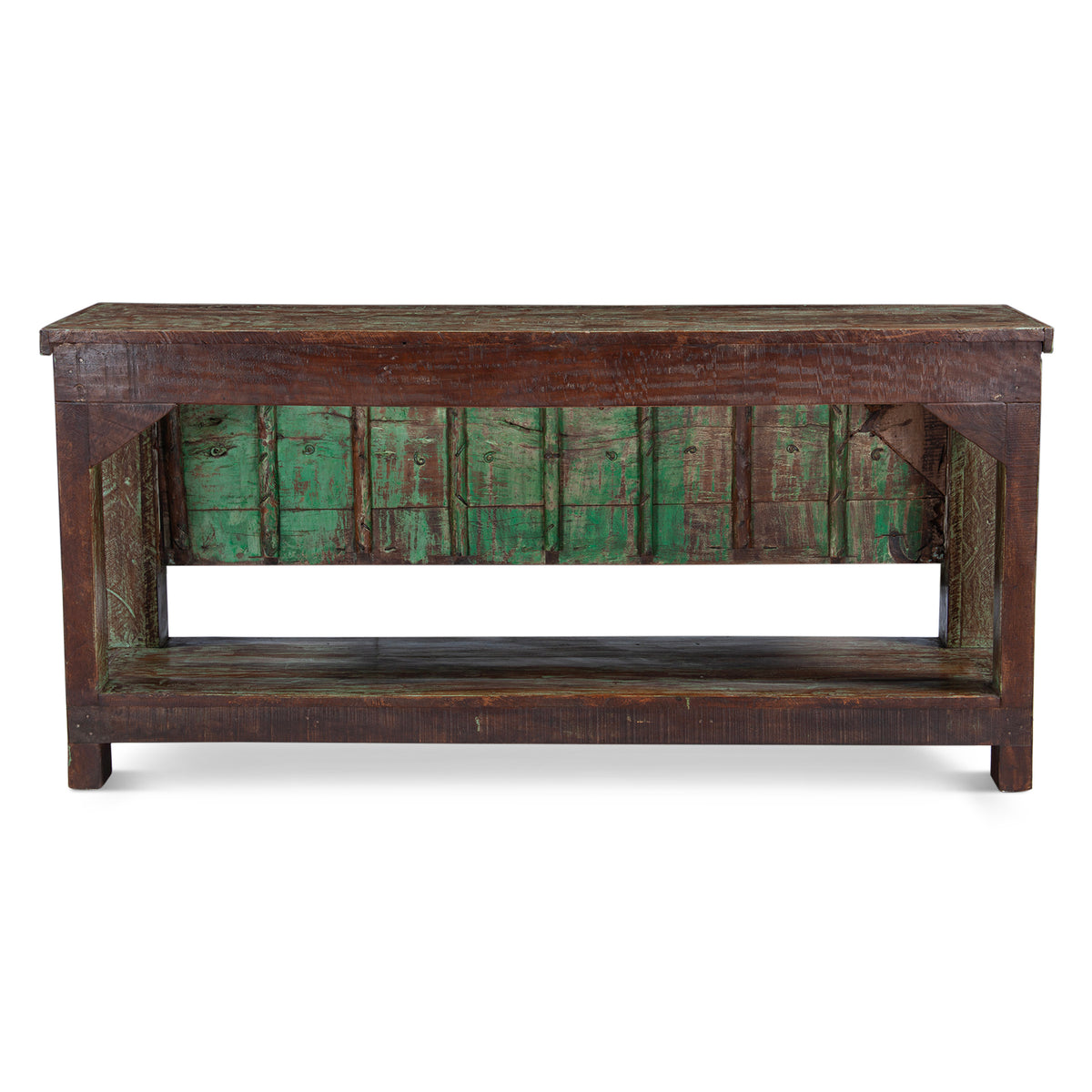 Reclaimed Door Console Table with Bottom Shelf by Home Trends & Design at Eve Furniture