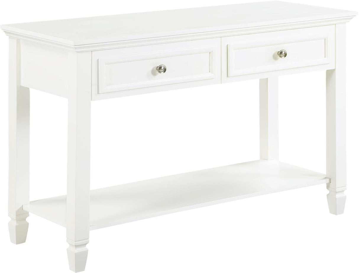 Rectangular Buttermilk 2-Drawer Sofa Table by Coaster at Eve Furniture