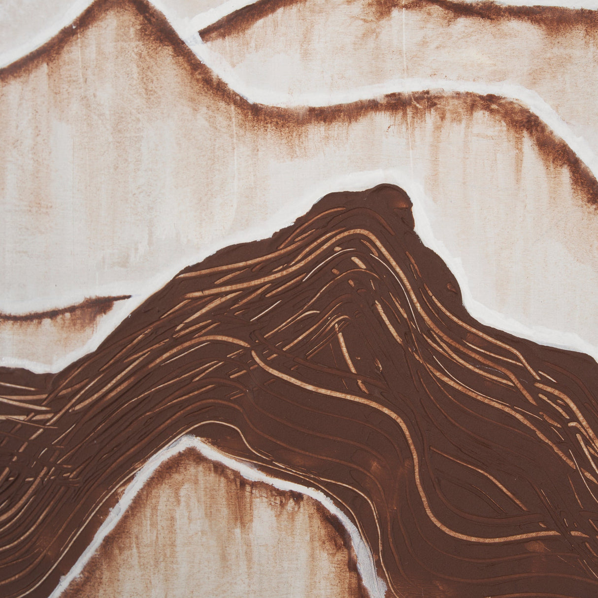 Red Rock View I by Studio M a handmade Original Framed 3D Textured Artwork under Glass by Mercana at Eve Furniture
