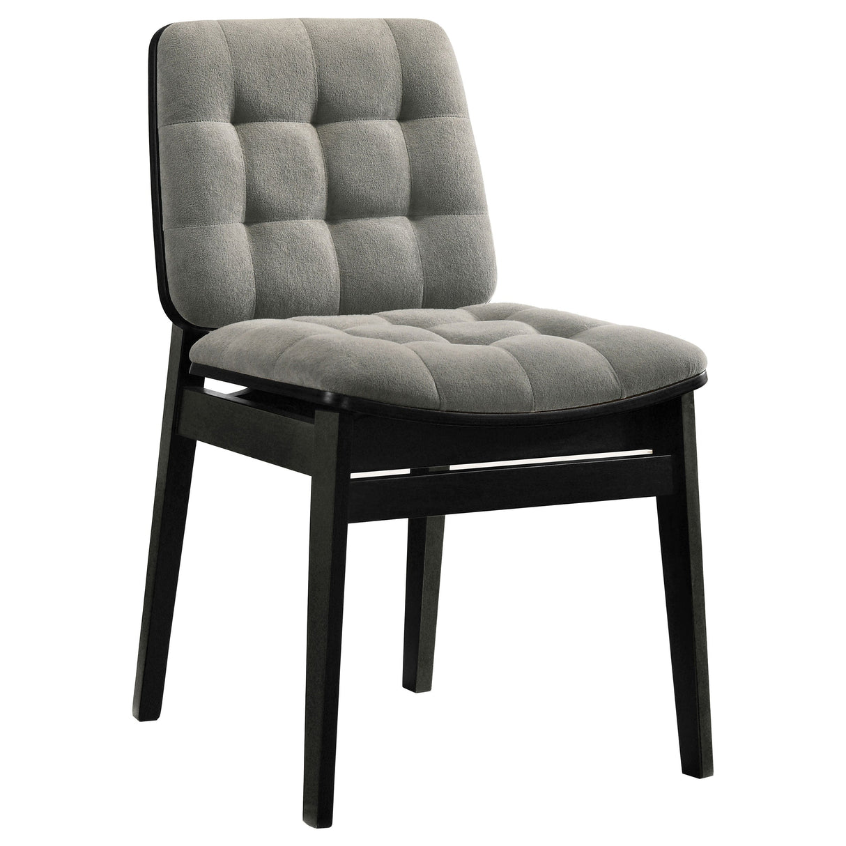 Redbridge Grey/Black Velvet Upholstered Side Chair (Set of 2) by Coaster at Eve Furniture