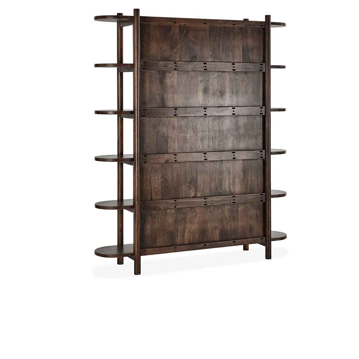 Redford Brown Tall Bookcase by Classic Home at Eve Furniture