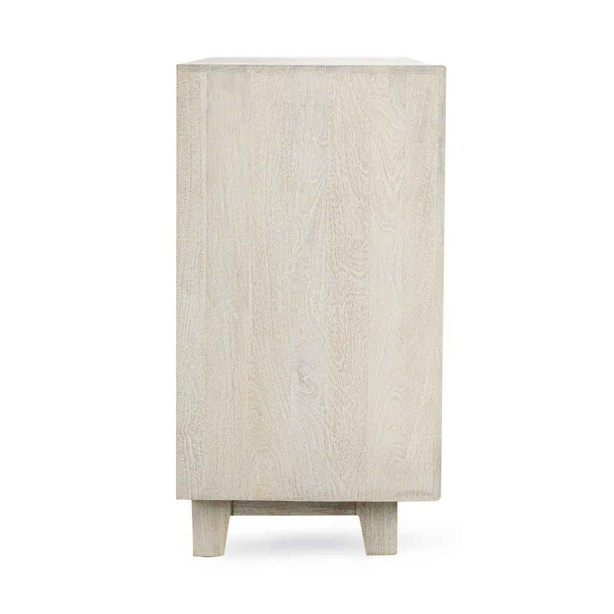 Reece 6 Drawer Dresser - Seashell White by Classic Home at Eve Furniture