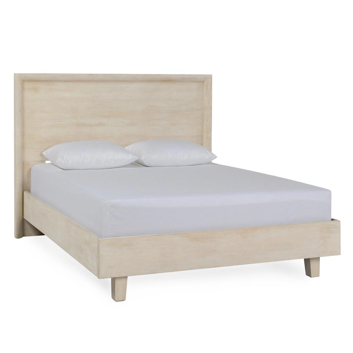 Reece Bed - Seashell White by Classic Home at Eve Furniture