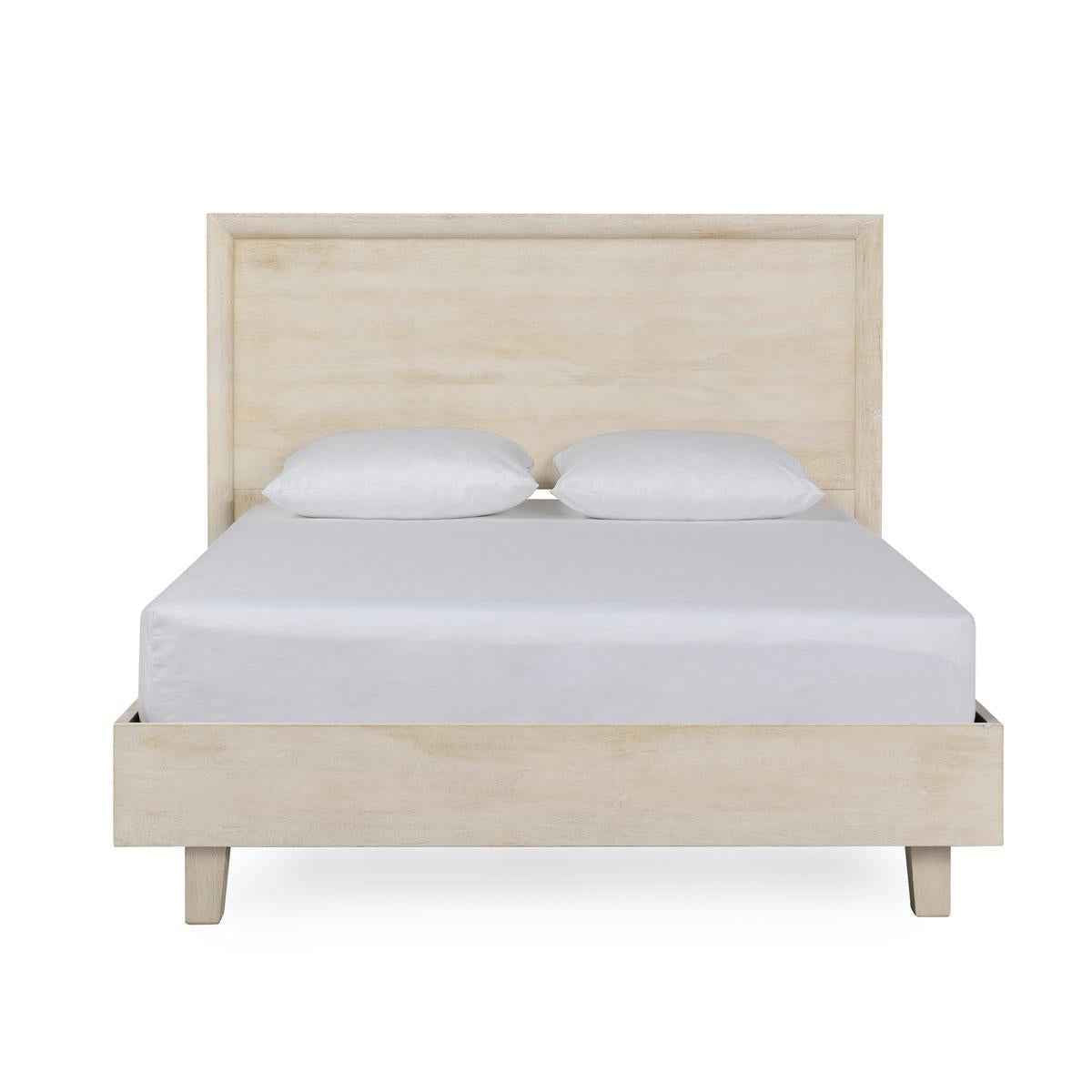 Reece Bed - Seashell White by Classic Home at Eve Furniture