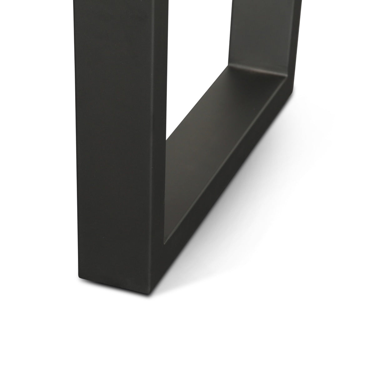 Reed 79" Dining Table in Light Sequoia with Gunmetal Legs by Home Trends & Design at Eve Furniture