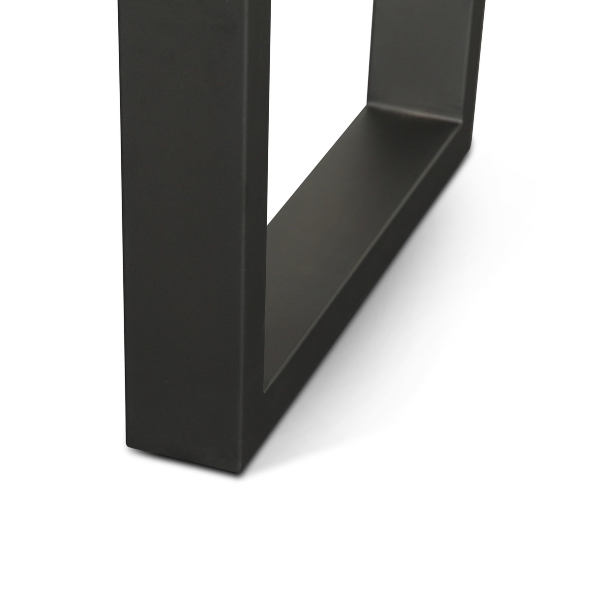 Reed 79" Dining Table in Light Sequoia with Gunmetal Legs by Home Trends & Design at Eve Furniture