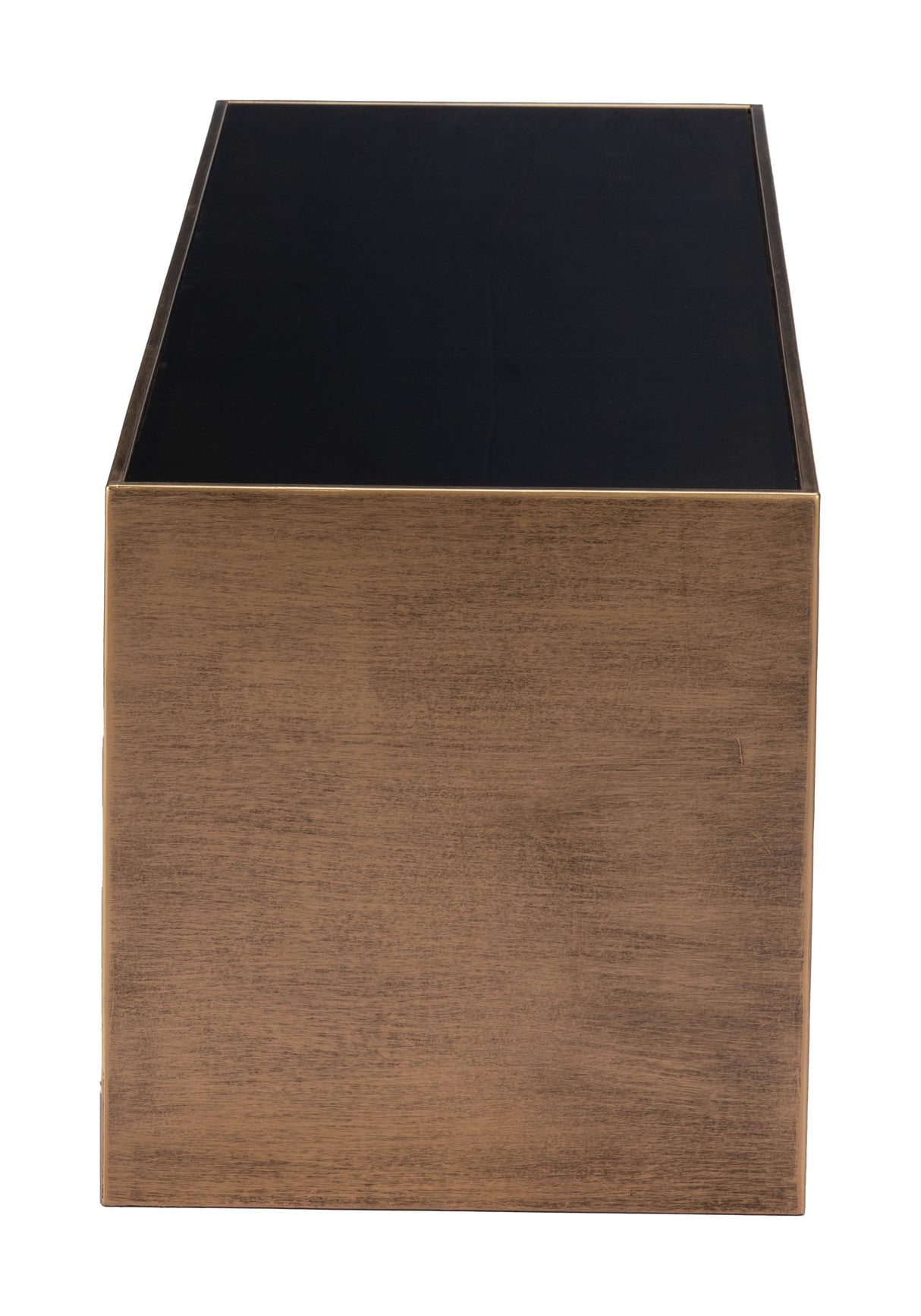 Reed Brass & Black Coffee Table by Zuomod at Eve Furniture