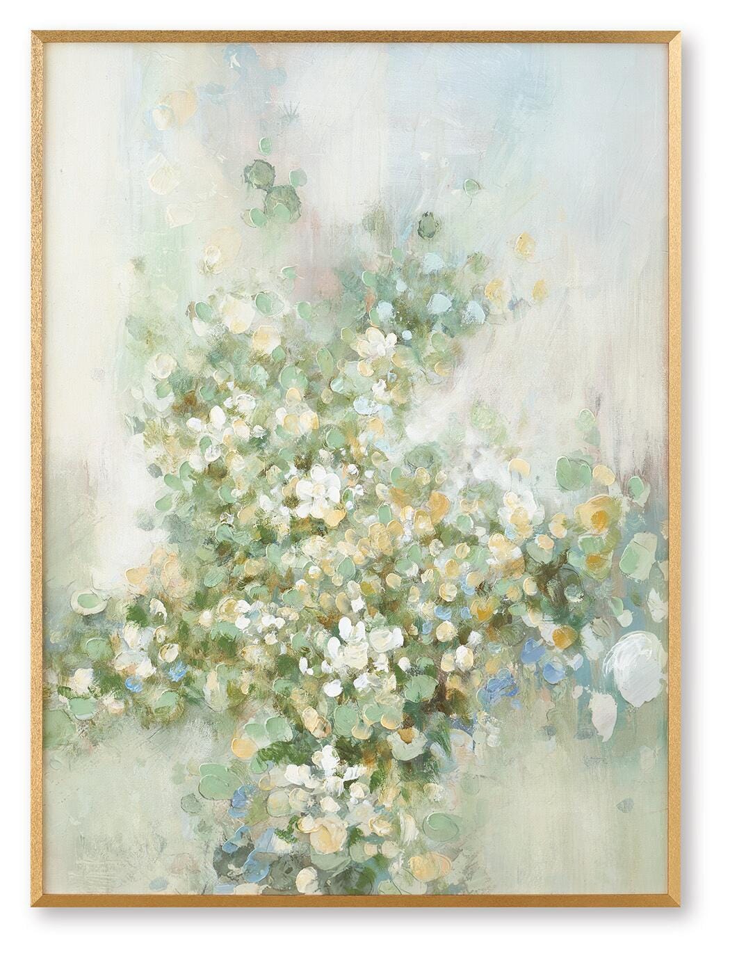 Reedster Green/Blue/Yellow Wall Art by Ashley at Eve Furniture