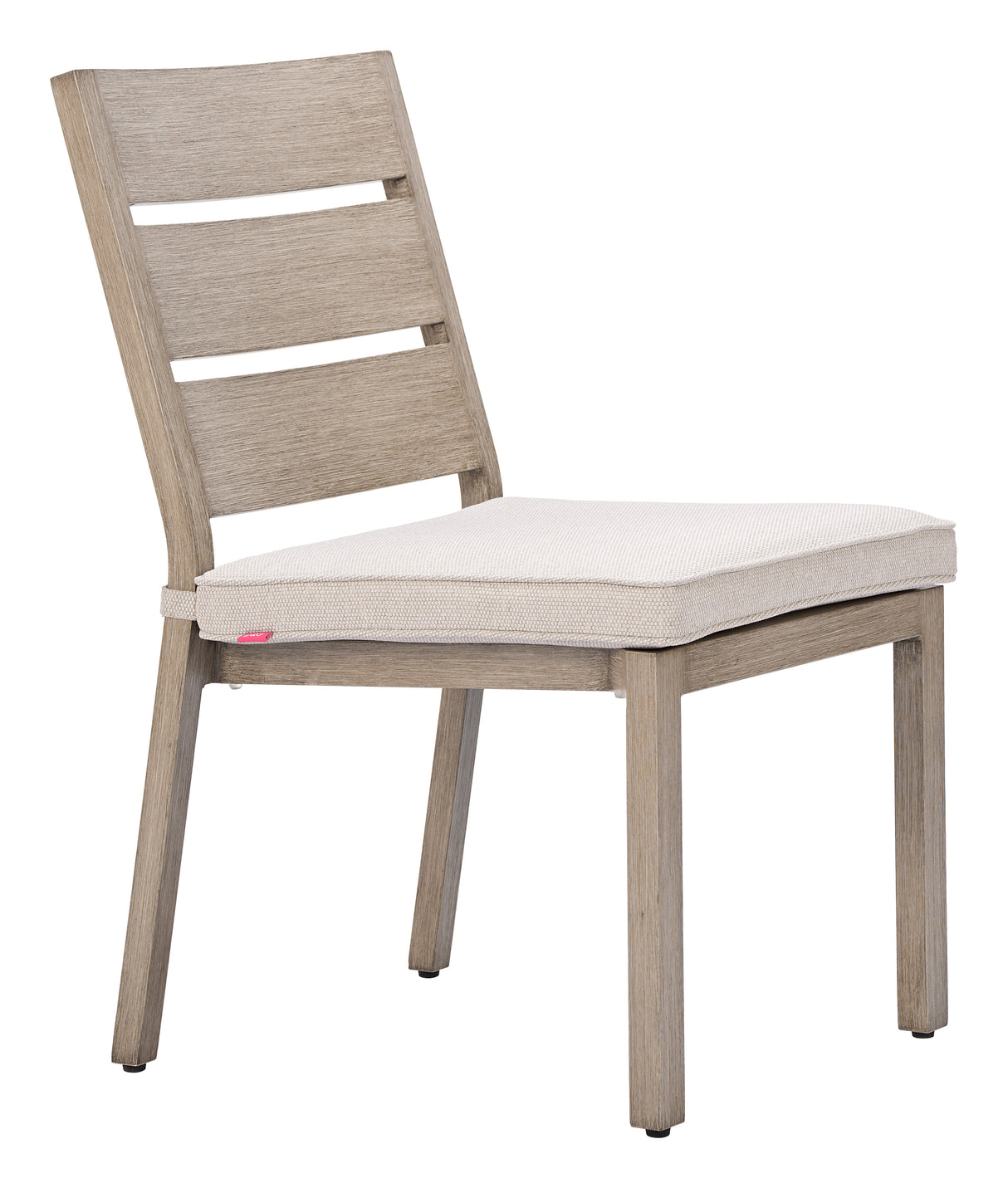 Reefline Gray Outdoor Armless Dining Chair (Set of 2) by Zuomod at Eve Furniture