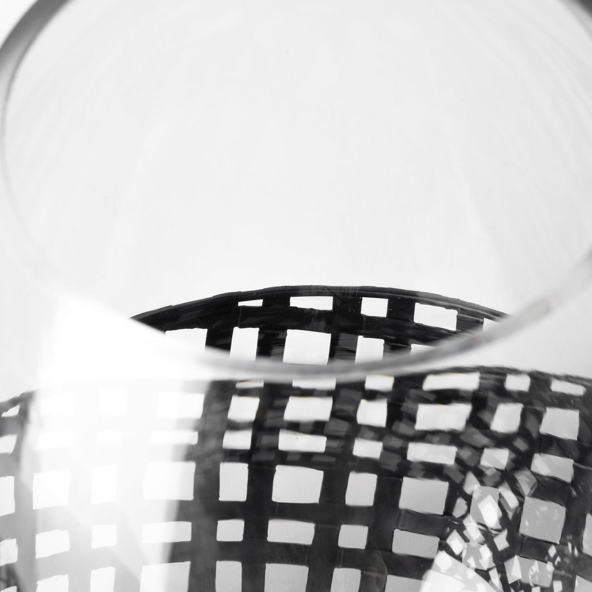 Reena I Small Black Woven Metal Base Table Candle Holder by Mercana at Eve Furniture