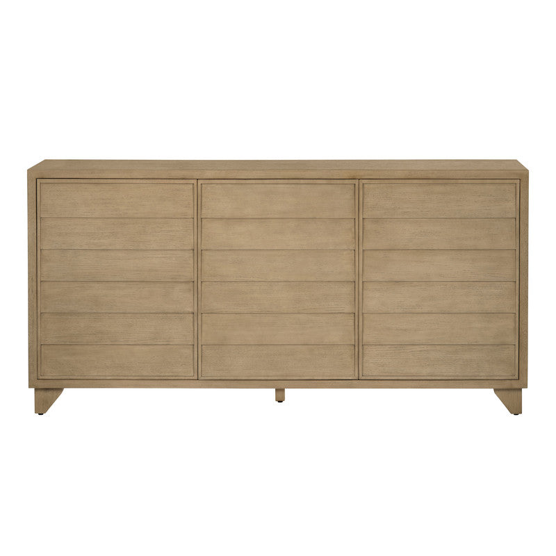 Reese Tan Three-Door Sideboard by Crestview at Eve Furniture
