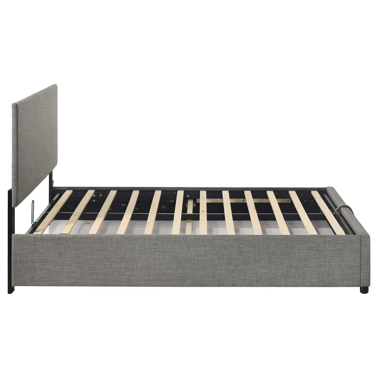 Reeves Grey Upholstered Full Lift-top Storage Platform Bed by Coaster at Eve Furniture